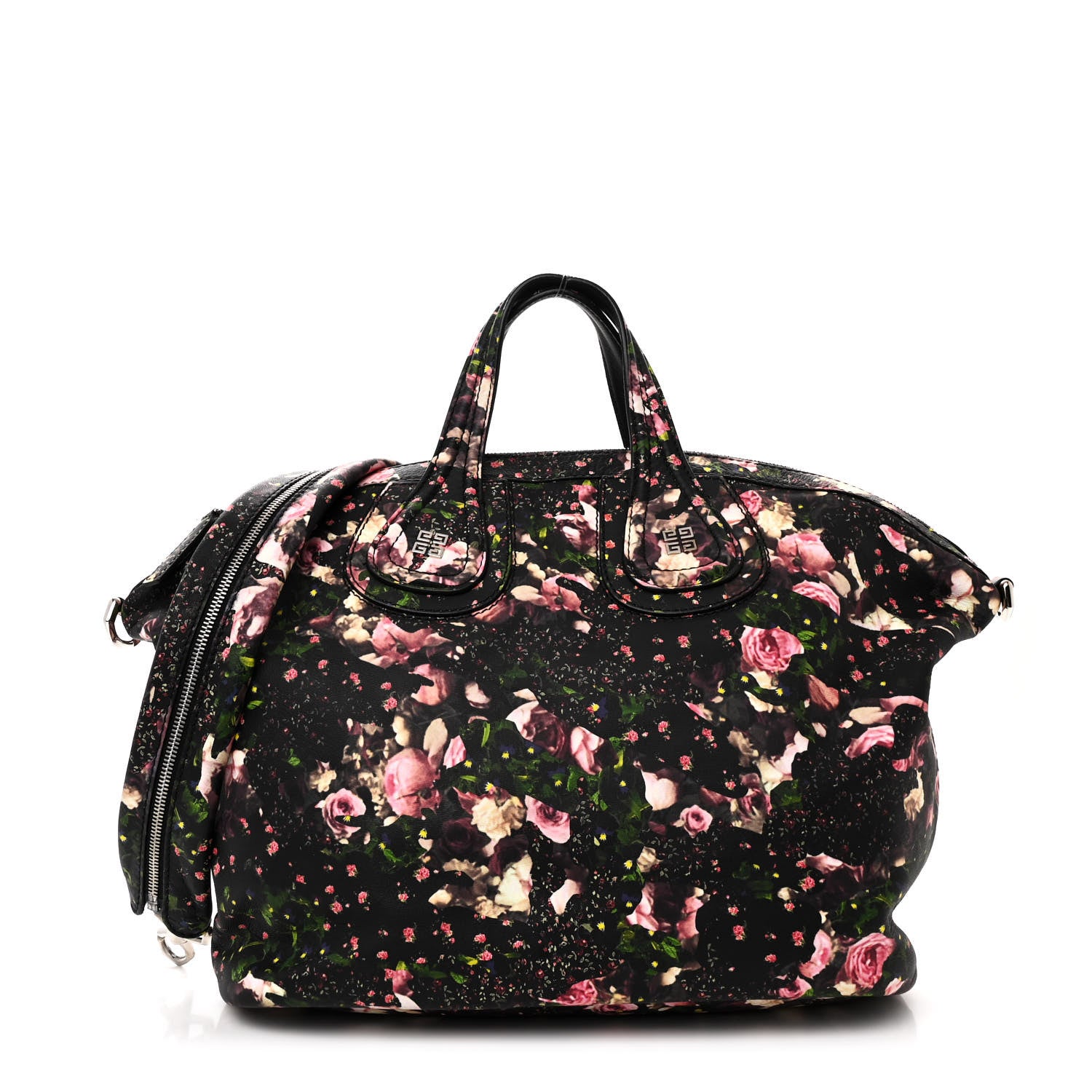Givenchy Lambskin Roses Camouflage Print Medium Nightingale Black 1 of 10