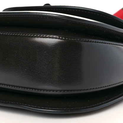 Gucci Boarded Dyana Lux Calfskin Web Monochrome Small Bamboo 1947 Top Handle Bag Black 10 of 10