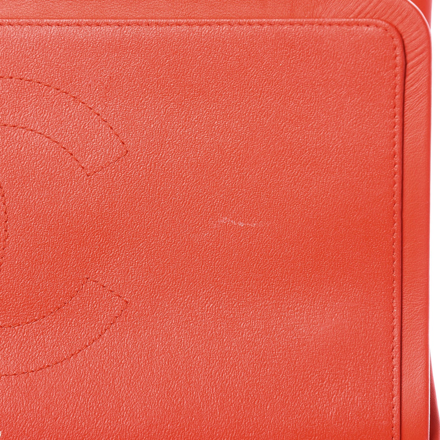 Patent Quilted Jumbo Double Flap Red