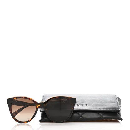 Chanel Acetate Polarized CC Butterfly Sunglasses 5414 Tortoise 17 of 18