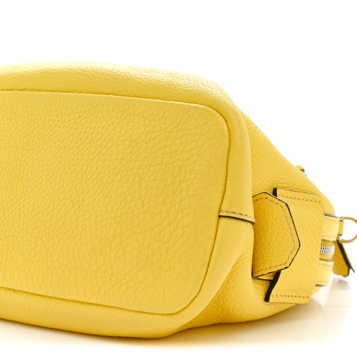 Prada Vitello Daino Dome Satchel Mimosa 10 of 12