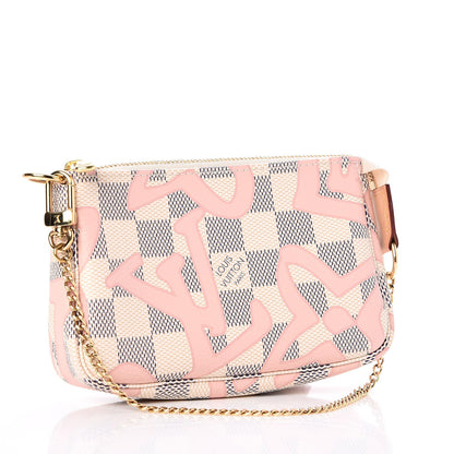 Louis Vuitton Damier Azur Tahitienne Mini Pochette Accessories 3 of 8