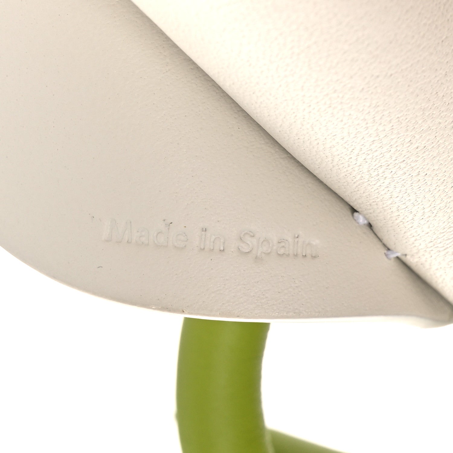 Loewe Calfskin Callalily Bag Charm Green White 4 of 5