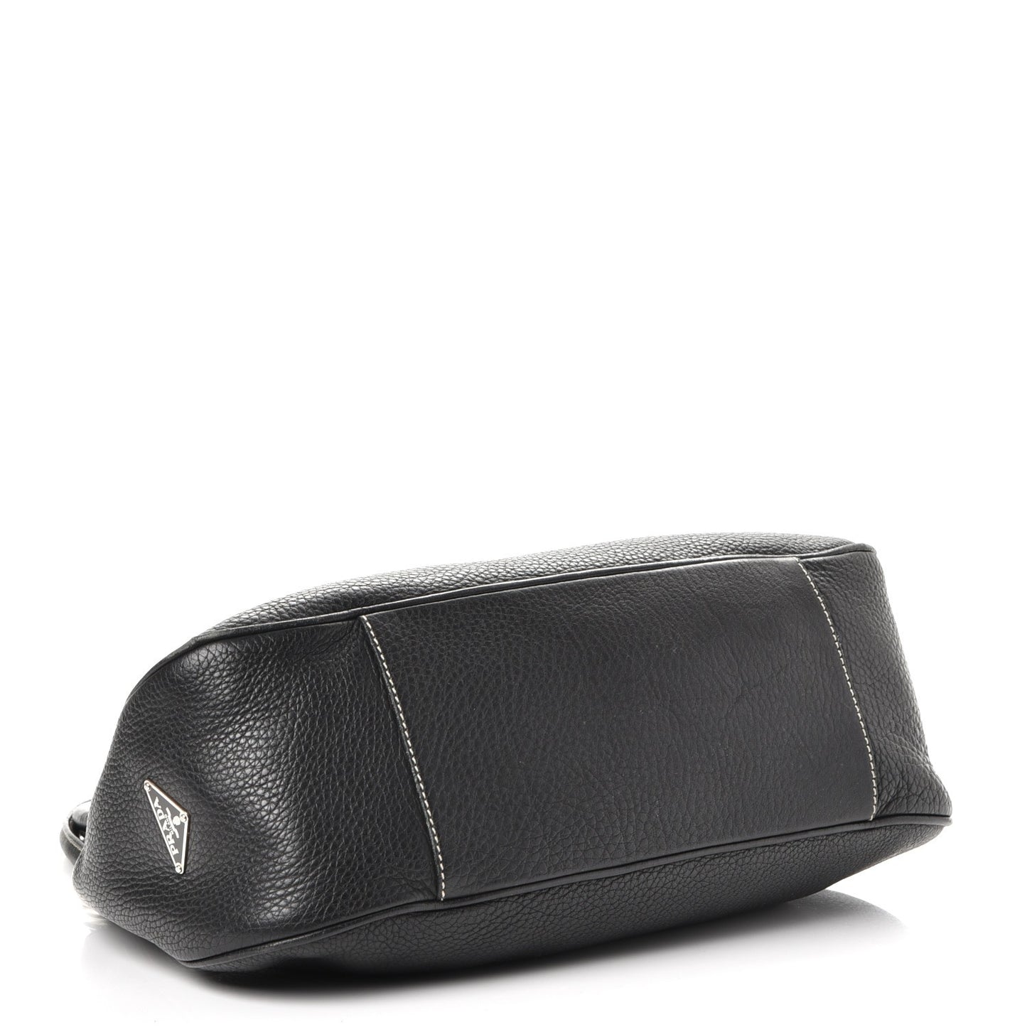 Vitello Daino Shoulder Bag Black