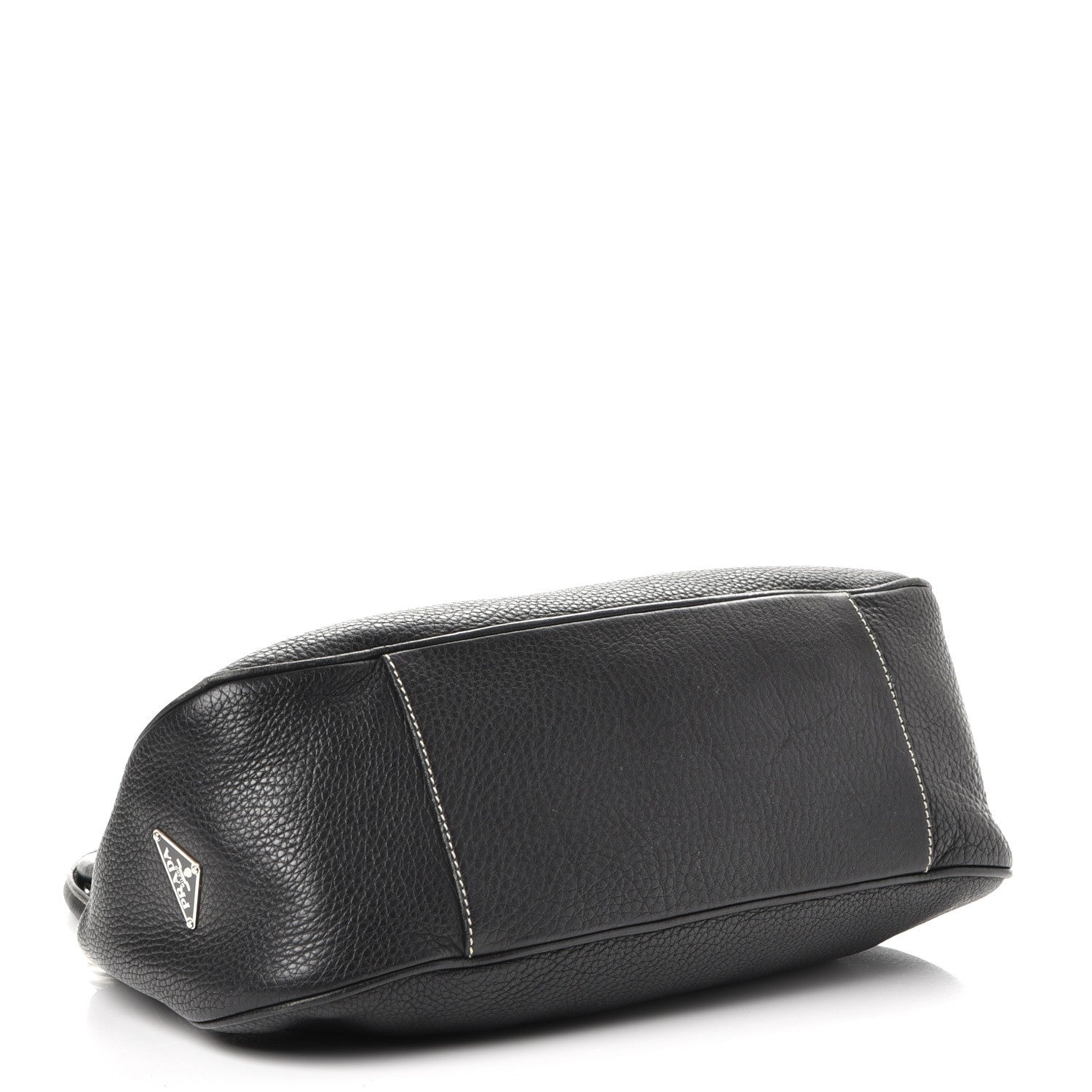 Prada Vitello Daino Shoulder Bag Black 4 of 10