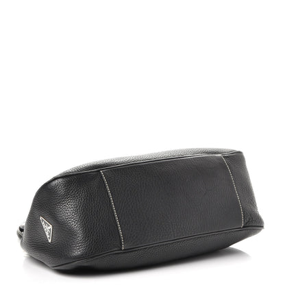 Prada Vitello Daino Shoulder Bag Black 4 of 10