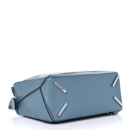 Loewe Calfskin Small Puzzle Bag Stone Blue 4 of 9