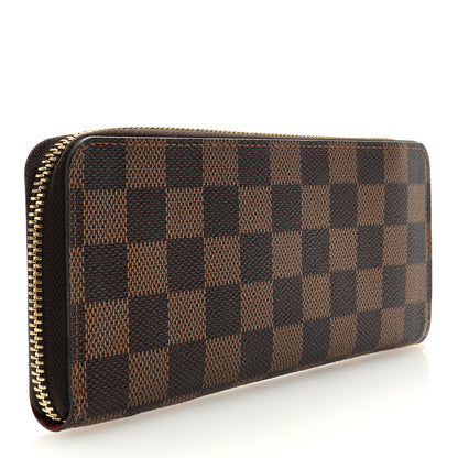 Louis Vuitton Damier Ebene Clemence Wallet Cherry 3 of 6