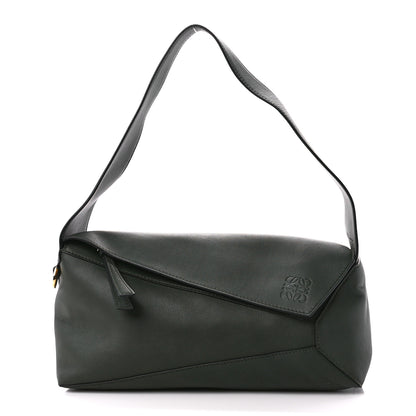 Loewe Calfskin Puzzle Hobo Army Green 1 of 10