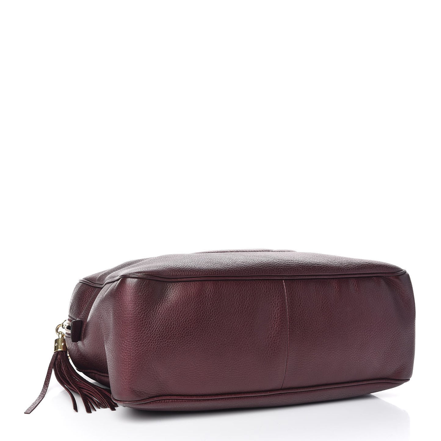 Metallic Cellarius Calfskin Medium Soho Bowler Classic Burgundy
