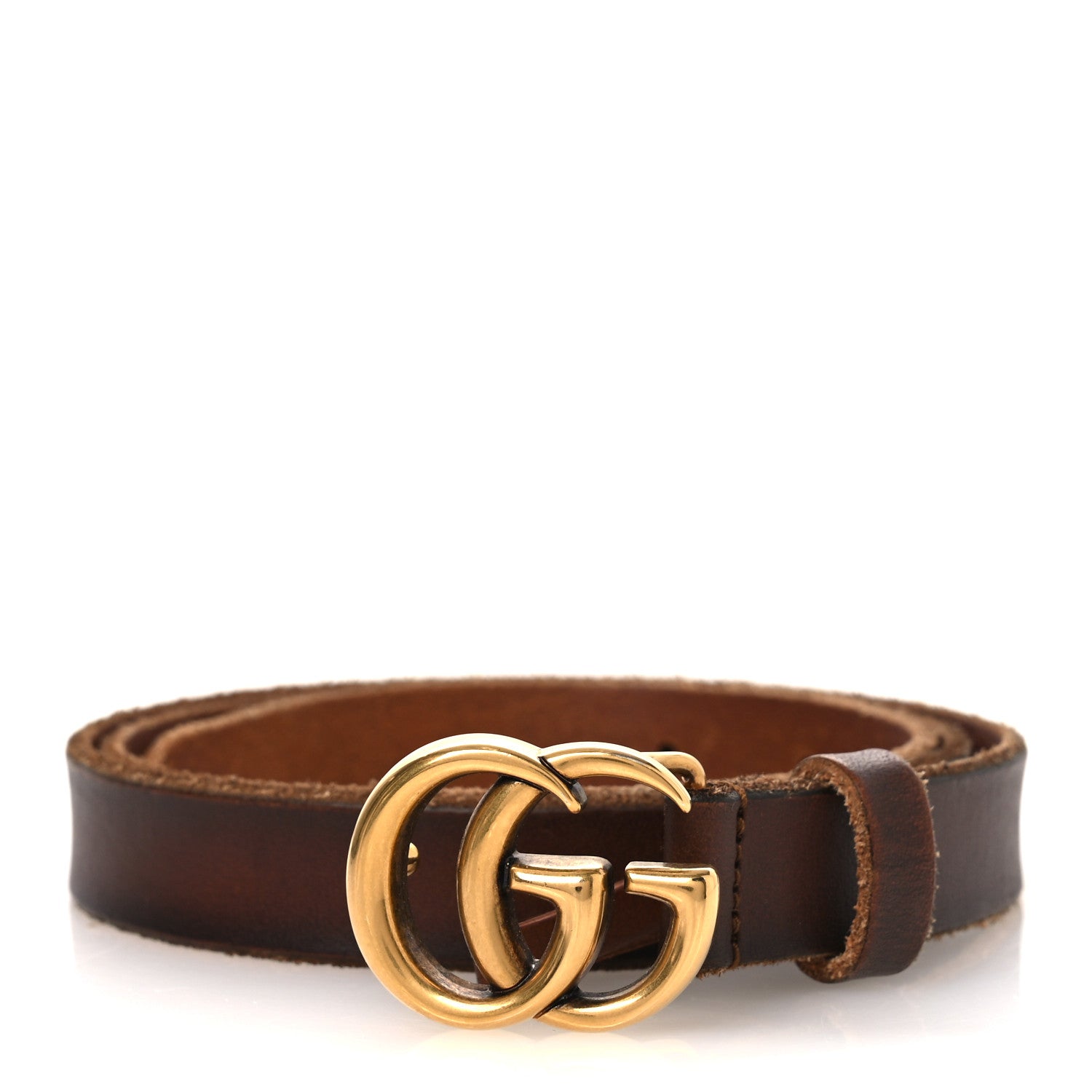 Gucci Faded Calfskin Double G 20mm Belt 85 34 Cuir 1 of 5
