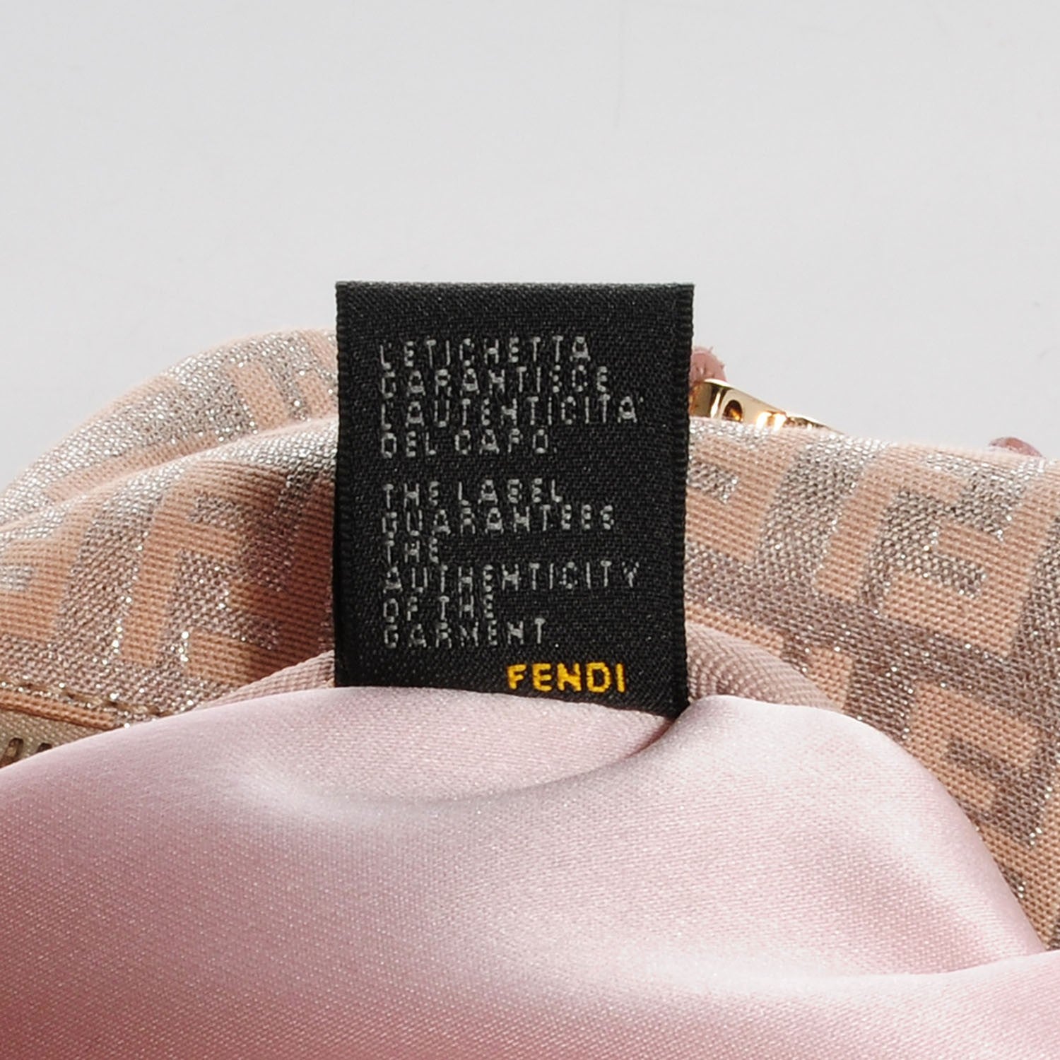 Fendi Zucchino Suede Small Forever Boston Cipria Argento Grigio 7 of 9