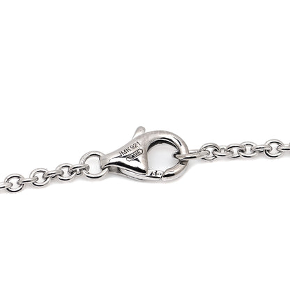 Cartier 18K White Gold Interlocking LOVE Necklace 3 of 5