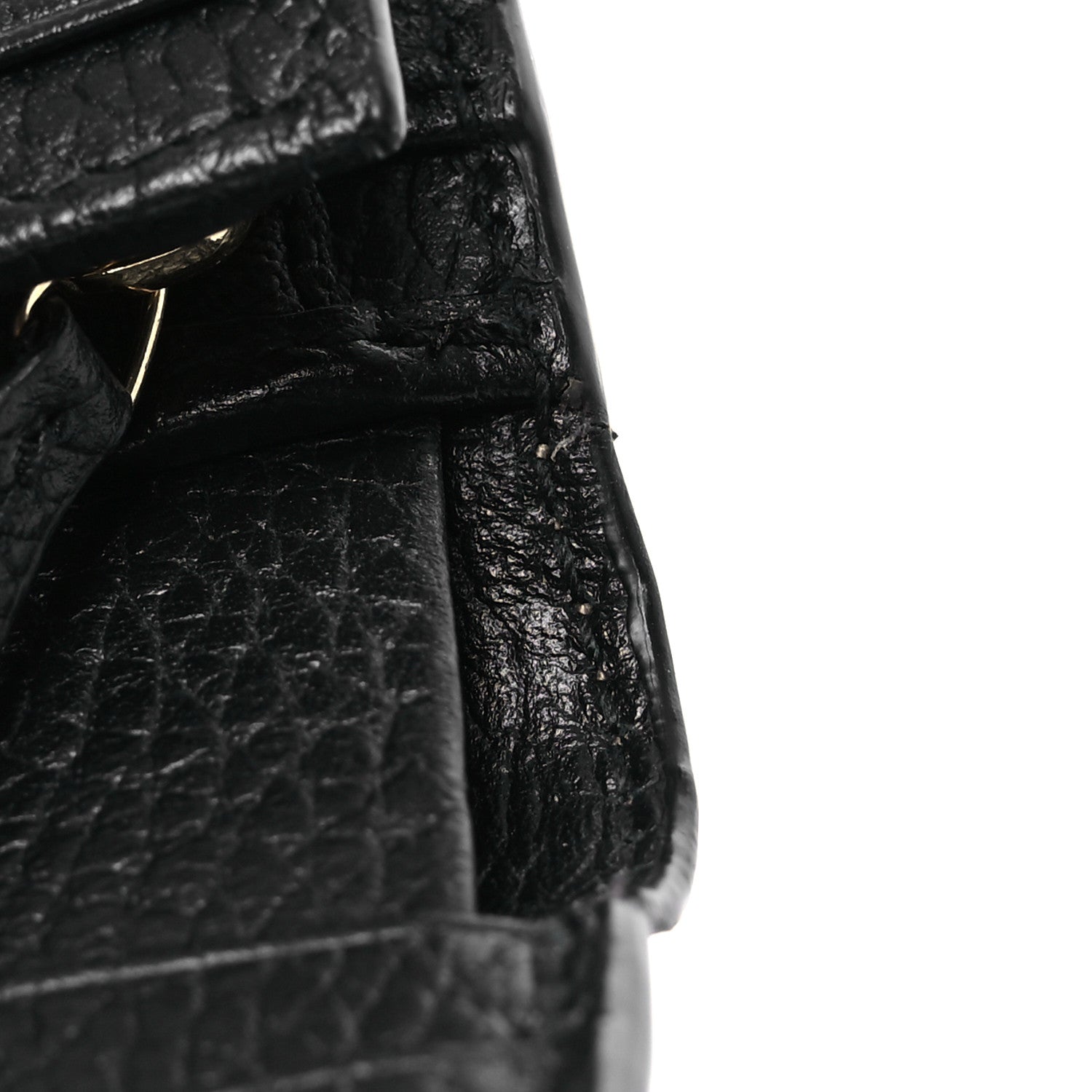 Gucci Dollar Calfskin GG Supreme Monogram GG Marmont Card Case Black Beige Ebony 11 of 12