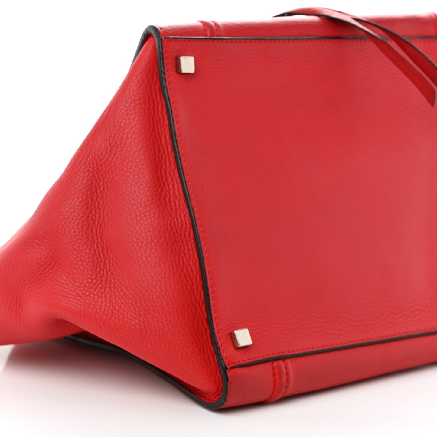Supple Calfskin Medium Phantom Luggage Red