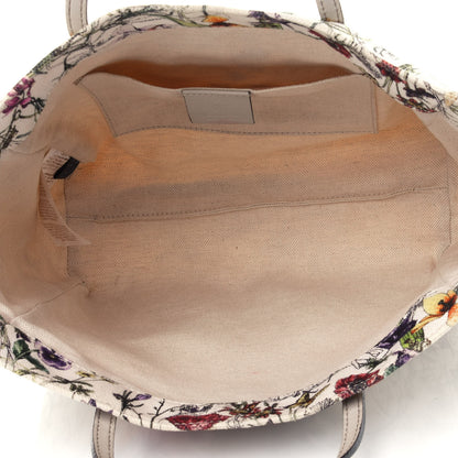 Gucci Canvas Childrens Floral Print Tote White 4 of 5