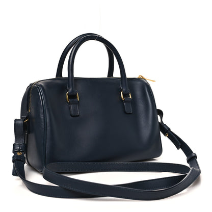 Saint Laurent Calfskin Classic Baby Duffle Navy Blue 3 of 10