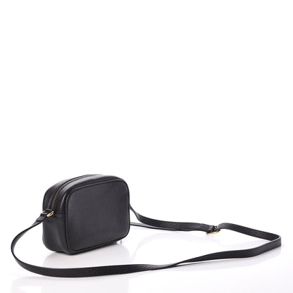 Gucci Pebbled Calfskin Mini Soho Disco Bag Black 3 of 7