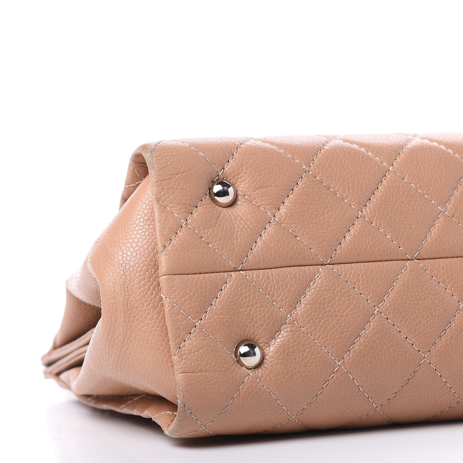 Chanel Caviar Quilted Petit Timeless Tote PTT Beige 6 of 14