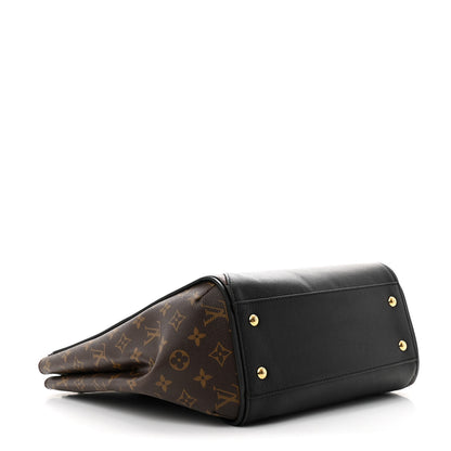 Louis Vuitton Calfskin Monogram Kimono Tote Black 4 of 10