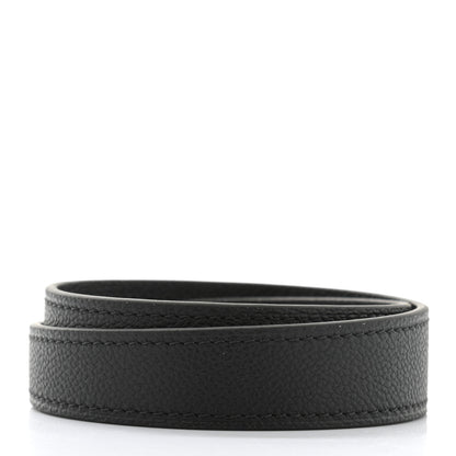 Louis Vuitton Calfskin Alma BB Shoulder Strap Black 2 of 4