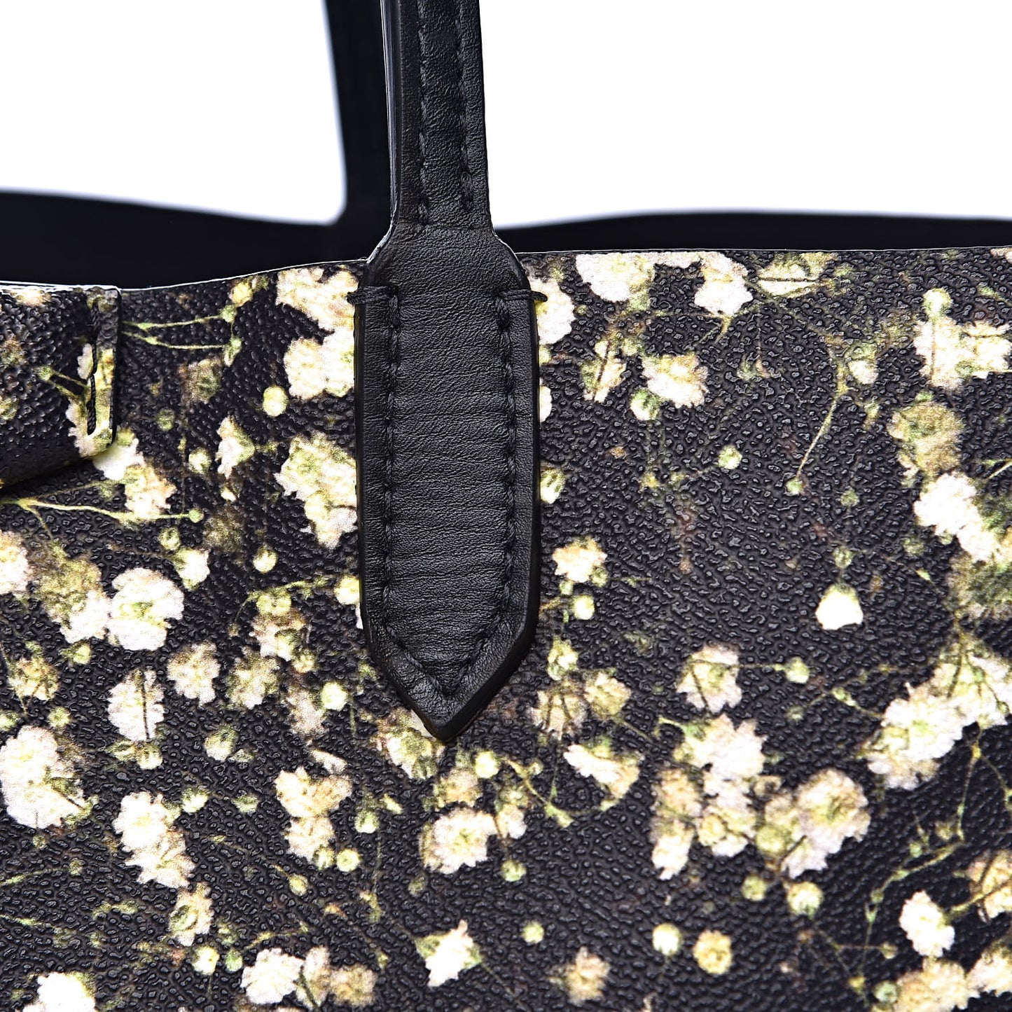Textured Coated Canvas Baby's Breath Print Large Antigona Tote