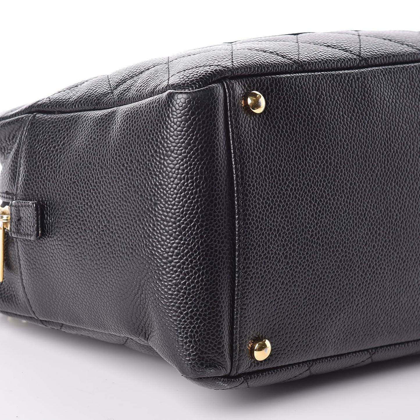 Caviar Quilted Petit Timeless Tote PTT Black