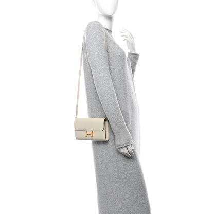 Hermes Epsom Constance Long To Go Wallet Craie Craie 2 of 10