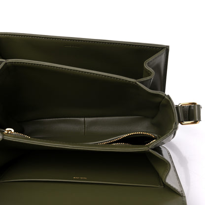 Celine Shiny Calfskin Medium Triomphe Soft Khaki 5 of 9