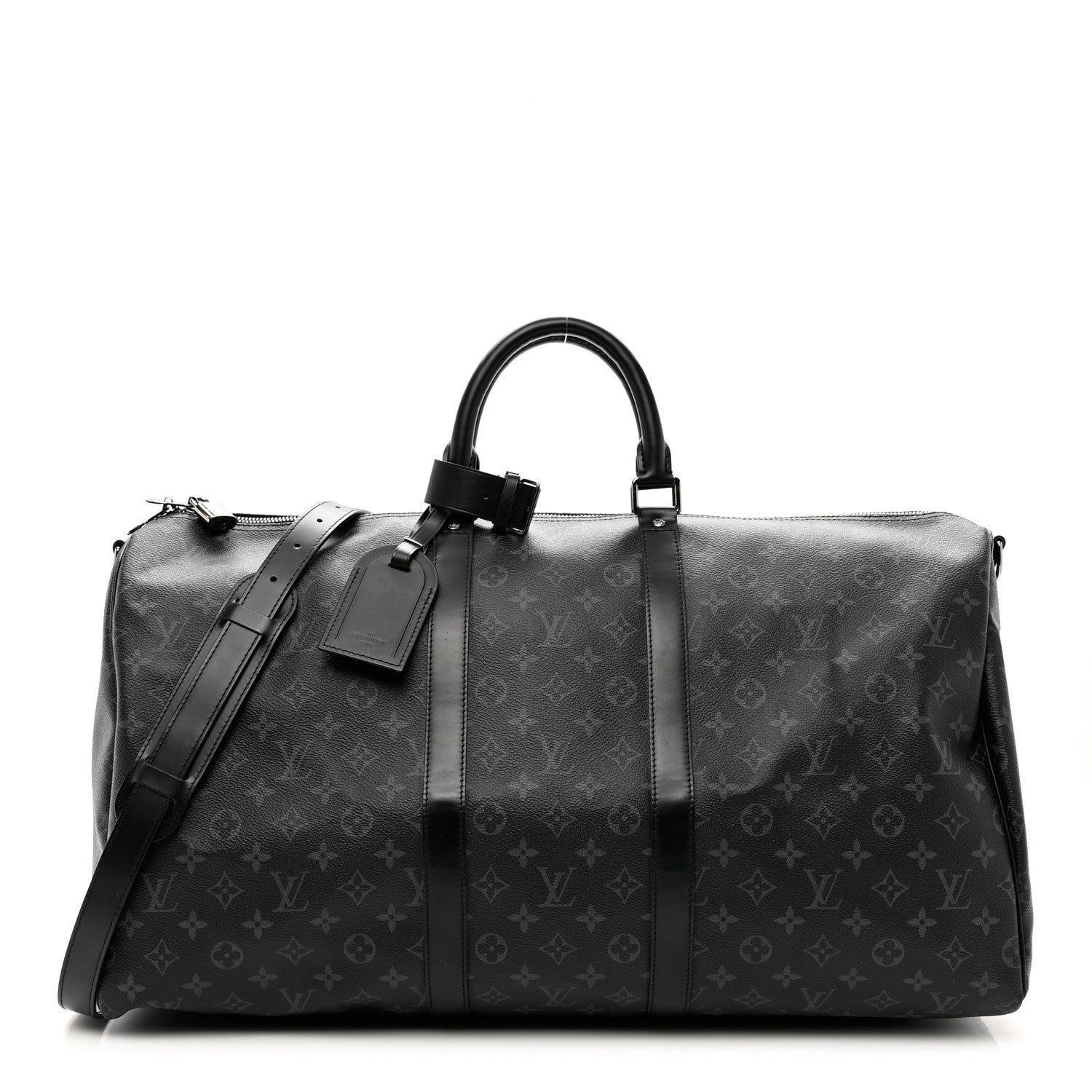 Louis Vuitton Monogram Eclipse Keepall Bandouliere 55 1 of 10