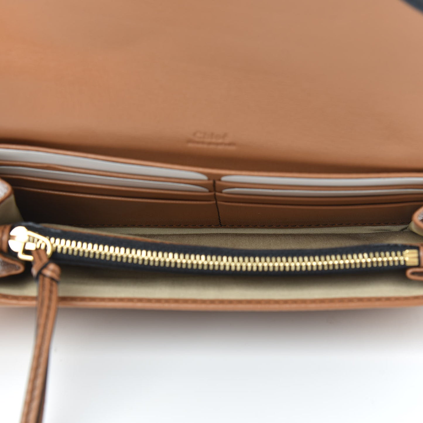 Calfskin Patchwork Wallet Black Nude
