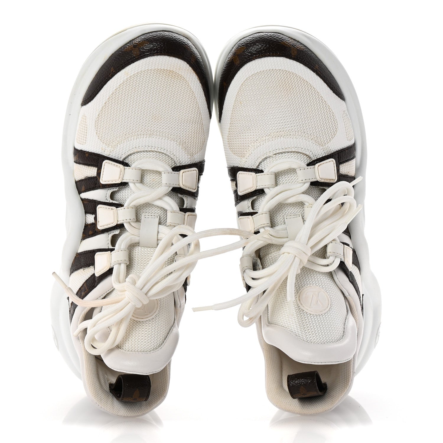 Louis Vuitton Patent Monogram LV Archlight Sneakers 39 White 2 of 10