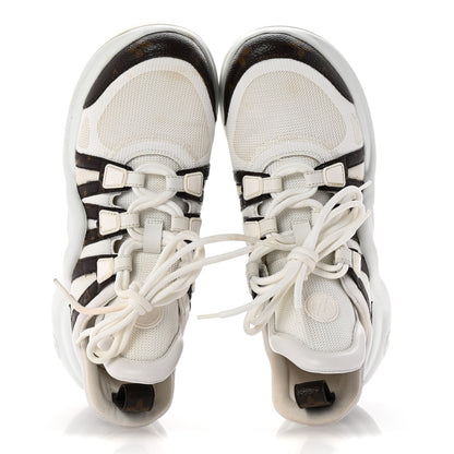 Louis Vuitton Patent Monogram LV Archlight Sneakers 39 White 2 of 10