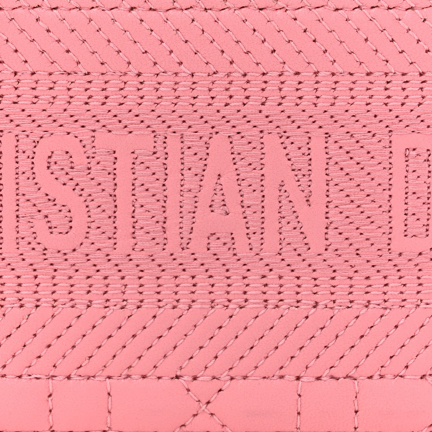 Christian Dior CHRISTIAN DIOR Lambskin Cannage Small Diortravel Vanity Case Pink 8 of 10