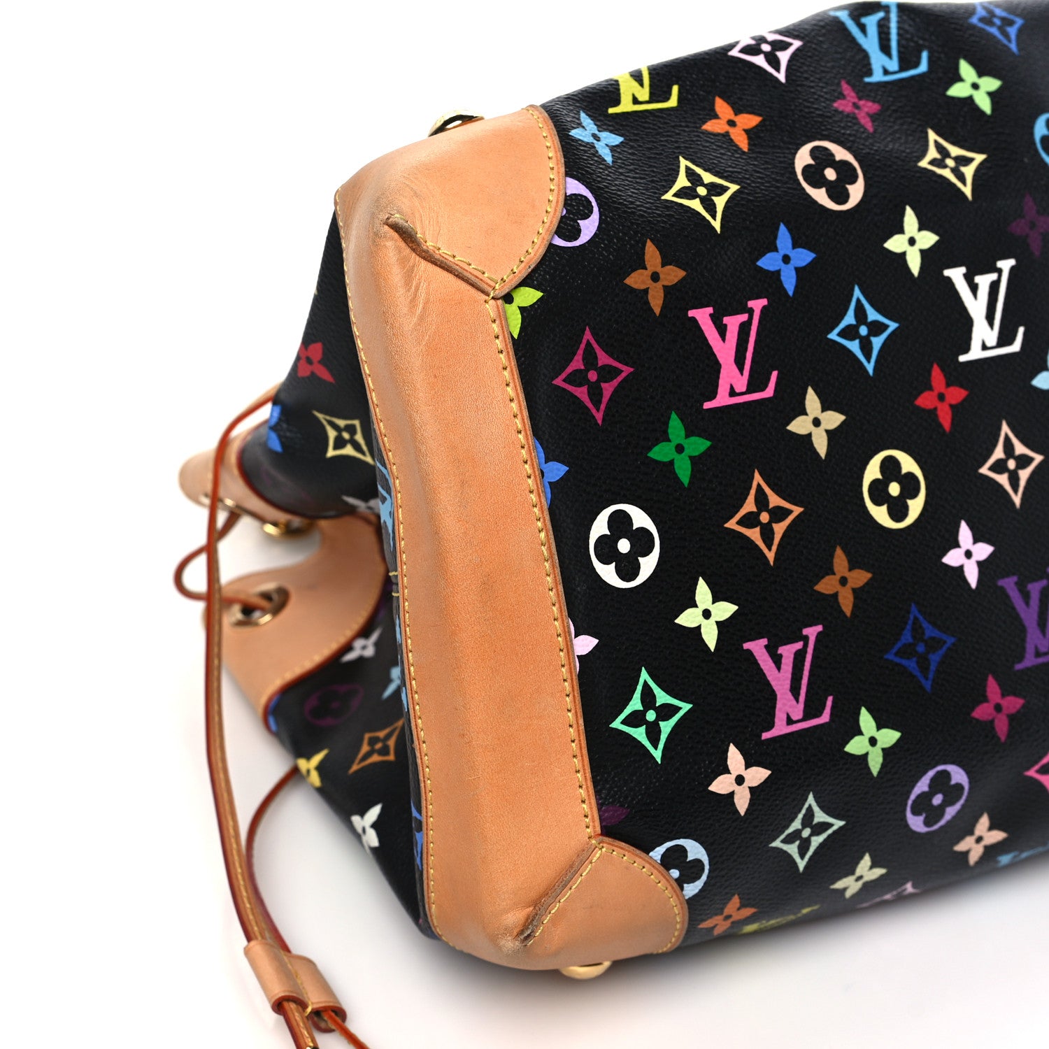 Louis Vuitton Monogram Multicolor Ursula Black 8 of 10