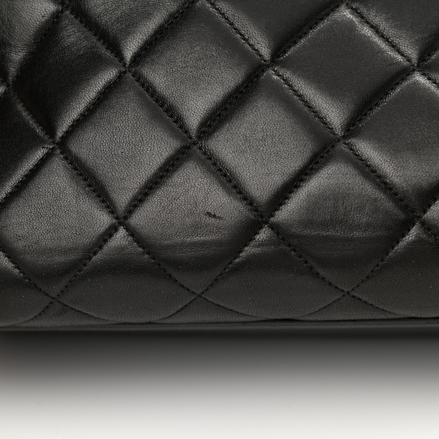 Chanel Lambskin Quilted CC Flap Shoulder Bag Black 7 of 13