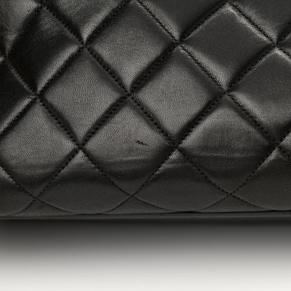 Chanel Lambskin Quilted CC Flap Shoulder Bag Black 7 of 13