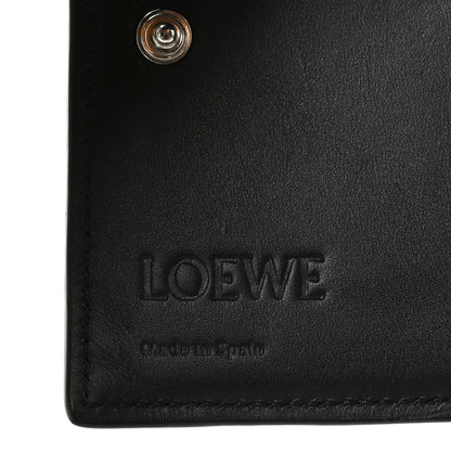Loewe Calfskin Puzzle Zip Slim Compact Bi-Fold Wallet Black 6 of 6