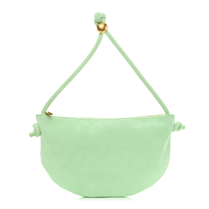 Bottega Veneta BOTTEGA Suede Small Turn Wasabi 1 of 7