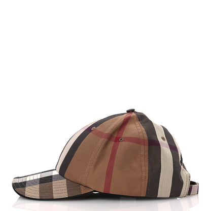 Burberry Cotton Check Baseball Cap L Dark Birch Brown 4 of 8