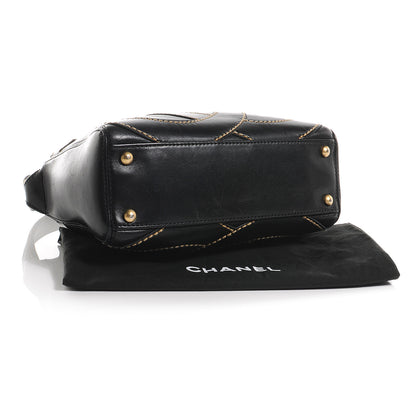 Chanel Caviar CC Stitched Small Hobo Black 4 of 7