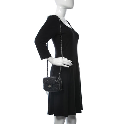 Chanel Lambskin Quilted New Mini Flap Black 2 of 11