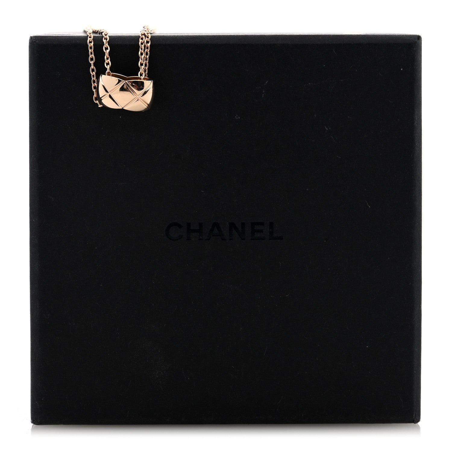 Chanel 18K Beige Gold Coco Crush Pendant Necklace 6 of 6