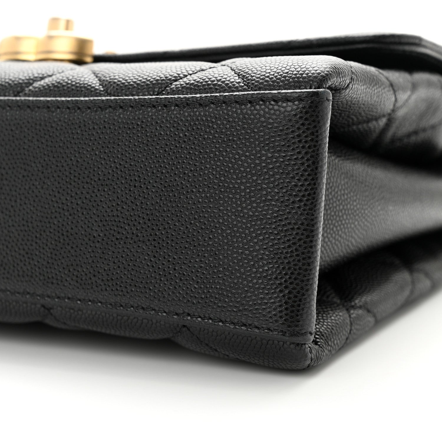 Chanel Caviar Quilted Medium Carry Me Top Handle Flap Black 10 of 11