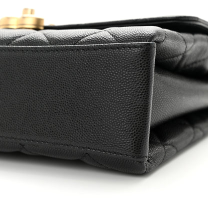 Chanel Caviar Quilted Medium Carry Me Top Handle Flap Black 10 of 11