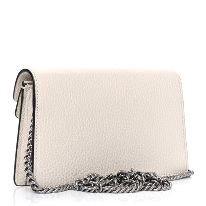Gucci Dollar Calfskin Crystal Super Mini Dionysus Shoulder Bag Mystic White Black Diamond 2 of 4