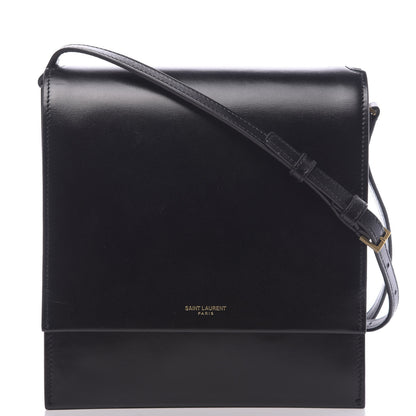 Saint Laurent Calfskin Sao Shoulder Bag Black 10 of 10