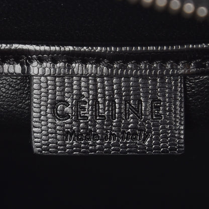 Celine Lizard Smooth Calfskin Nano Luggage White Black 7 of 7