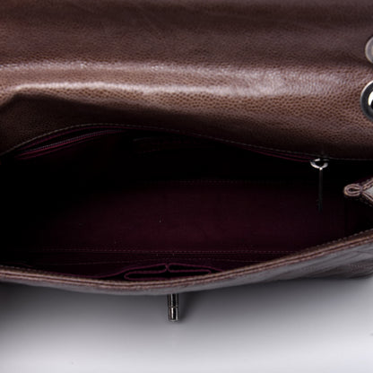 Chanel Crumpled Grained Calfskin Medium CC Crave Flap Brown 5 of 10