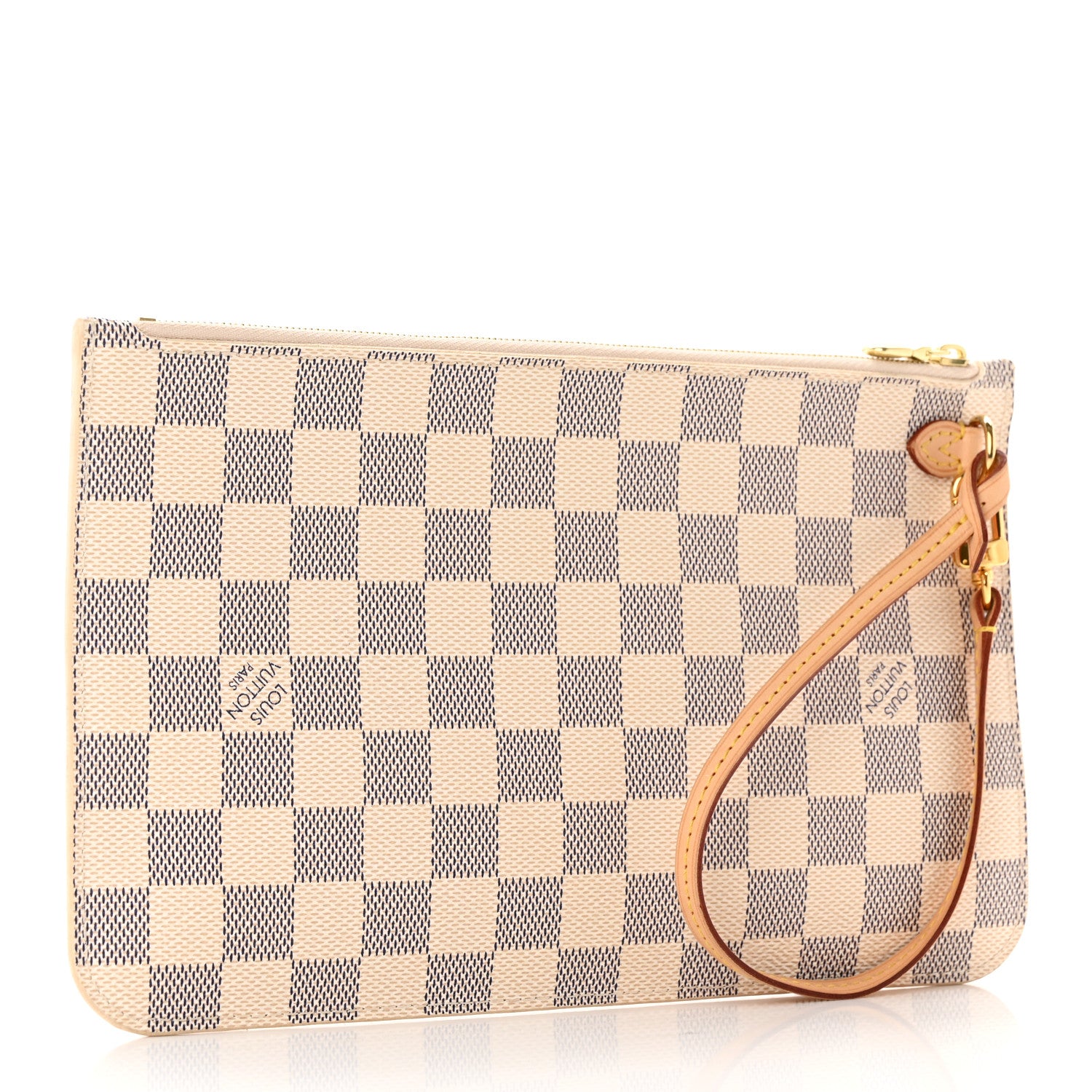 Louis Vuitton Damier Azur Neverfull MM GM Pochette 3 of 11